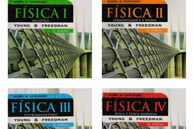 Coleção Física – Sears, Zemansky, Young, Freedman – Vol 1, 2, 3 e 4 – 12ª e 14ª edição