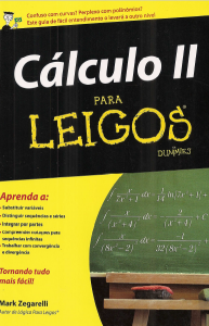 Capa do livro Cálculo II para Leigos