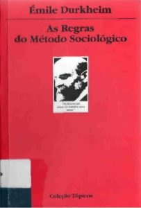 Capa do livro As Regras do Método Sociológico – Émile Durkheim
