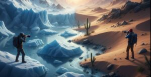 US$ 20 mil por 10 fotos: prêmio global busca melhores imagens científicas sobre geleiras e desertos